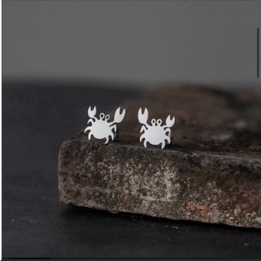 🔥5 for $25🔥 Stainless Steel Crab Earrings